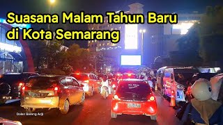 SEMARANG'S SIMPANG LIMA AREA WAS BUSY ON NEW YEAR'S EVE 2026