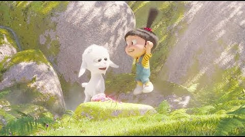 Despicable me 3  - Agnes & Unicorn Goat  lovable scene -