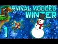 Minecraft: Modded Winter Survival Let&#39;s Play w/Mitch! Ep. 1 - Winter War Mod!