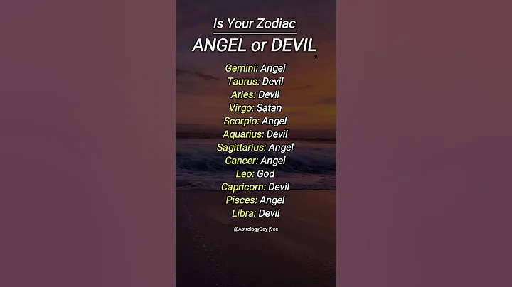 ANGEL or DEVIL 😈 | Which Zodiac Side Are You? | Zodiac Signs Personality Test #zodiac #astrology