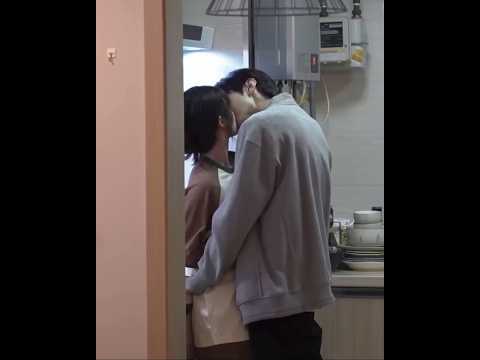 Hidden Love Deleted Kitchen Kiss Scene😘 #HiddenLove #ChaZheyuan #ZhaoLusi #cdrama #shorts #bts