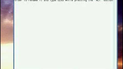 Making folder names invisible