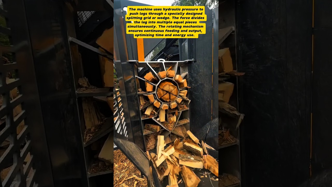 Innovative Firewood Splitter Machine | Efficient Wood Processing Technology