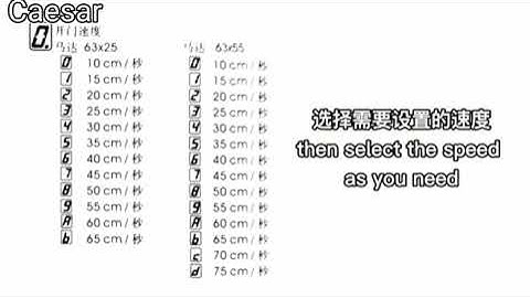 How to adjust the opening speed of ES200 automatic sliding door