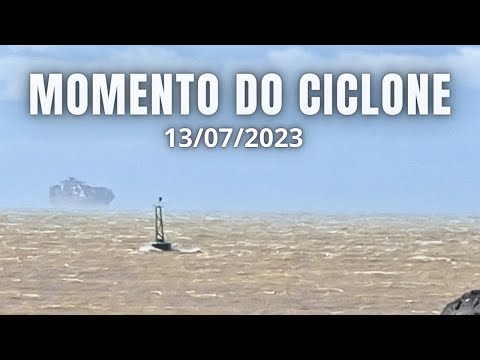 MOMENTOS DO VENTO DO CICLONE 13/07/2023