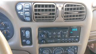 1999 Chevrolet Blazer Trailblazer Interior Ons And Electronics