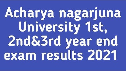 ANU 1st year results|ANU 2nd year results|ANU 3rd year| @DegreeYoutubechannel ANU results 2021