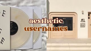 - ˏˋ aesthetic username ideas pt. 3 ˊˎ -