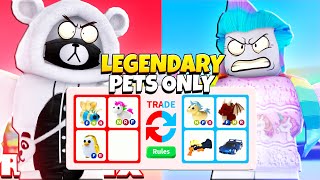 I Tried To Trade A Common Pet For A Legendary Neon Pet In Adopt Me Roblox Adopt Me Trading Challenge - roblox adop me trade