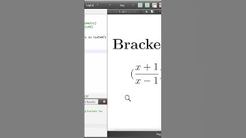 How to Size Brackets in LaTeX