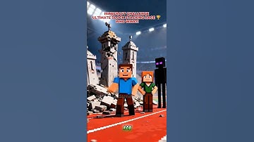 Minecraft Challenge – Ultimate Block Stacking Race 🏆 | Who Wins?! #shorts #minecraft