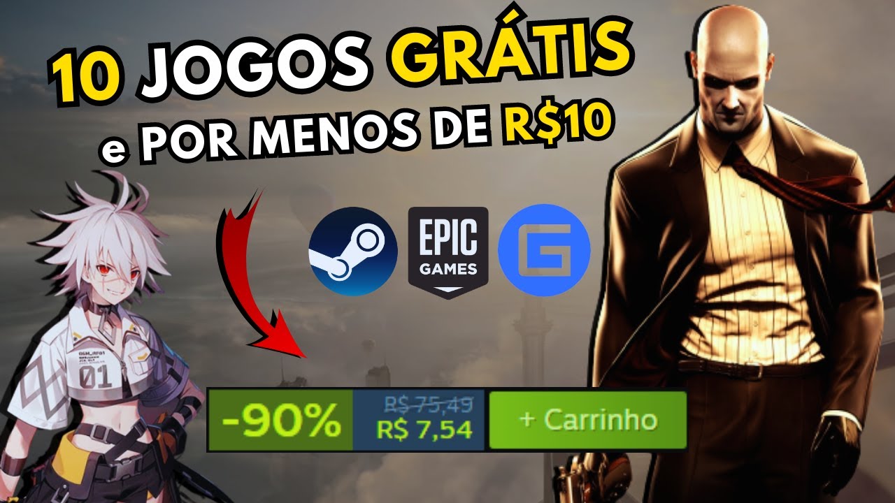 Epic Games: Jogos de PC grátis e com descontos de até 90%