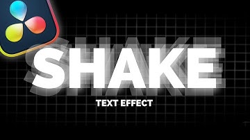 How To Make Shaking Text In Davinci Resolve 18 | Text Shake Effect
