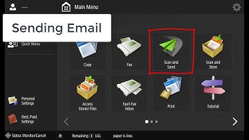 Scan and Send using Email on Canon imageRUNNER ADVANCE
