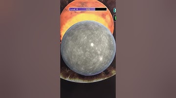 Mars colloids with Mercury. #solarsystem #astronomy #gaming #gameplay #mercury #collision