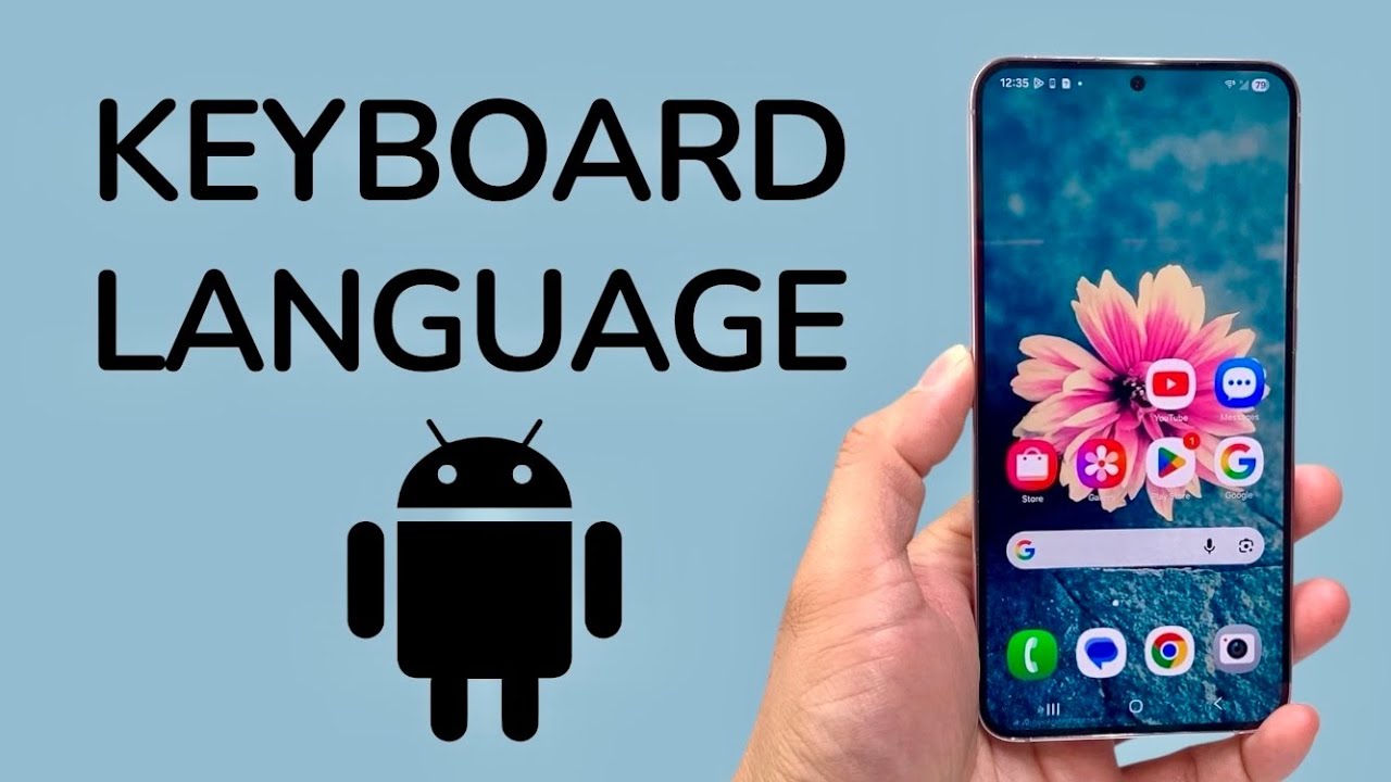 How To Change Keyboard Language On Android - YouTube