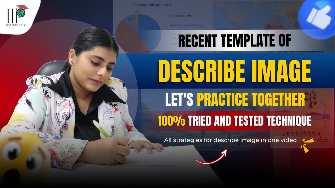 PTE Describe Image - Советы и полные примеры ответов на все типы вопросов.