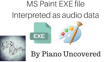 MS Paint EXE file Interpreted as audio data