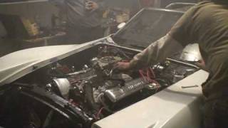 1977 corvette 496 stroker first start break-in 1