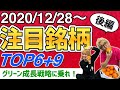 【JumpingPoint!!の株Tube#179】2020年12月28日～の注目銘柄TOP6+9 (後編)