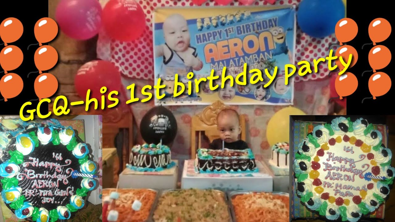 GCQ Simple birthday celebration | cook by : Us💕 - YouTube