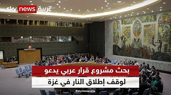 مجلس الأمن يبحث اليوم مشروع قرار عربي يدعو لوقف إطلاق النار في غزة
