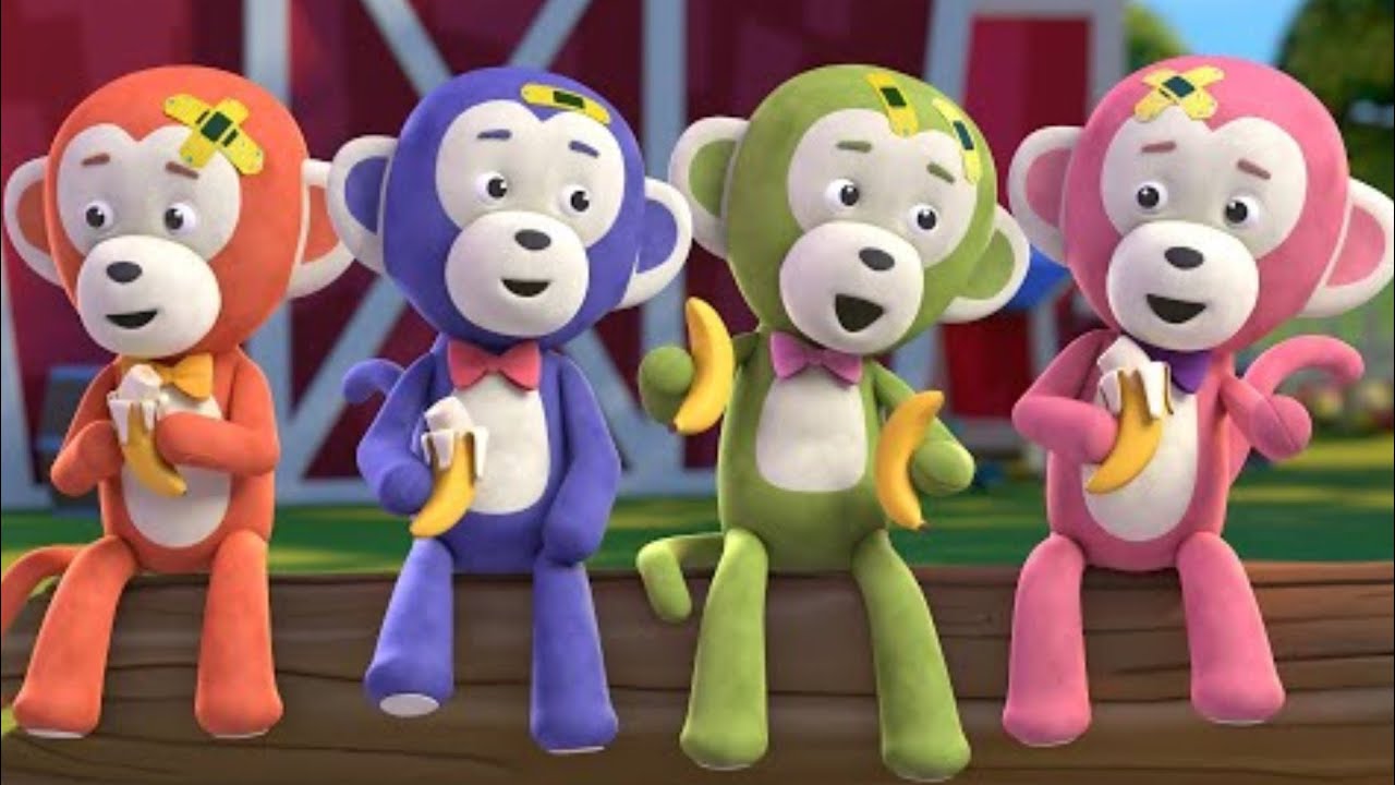 Five Little Monkeys + More Nursery Rhymes & Kids Songs | - YouTube