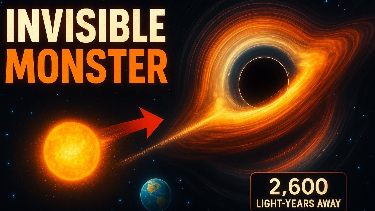 Scientists Found the First Wandering Black Hole Eating a Star. - YouTube