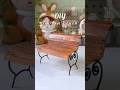 DIY mini garden bench #shorts #viralshorts #icecreamstickcraft #resuse #diycrafts #handmade