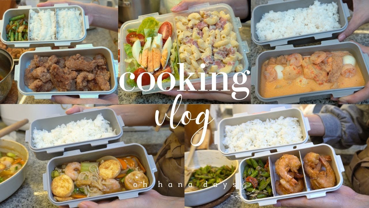 Kompilasi Menyiapkan Bekal Makan Siang, Memasak 5 Resep Masakan | Cooking Vlog | Daily Vlog