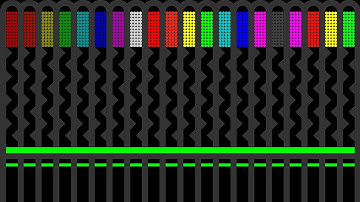 Mix and Separate 3 - The Team Marble Race in Algodoo