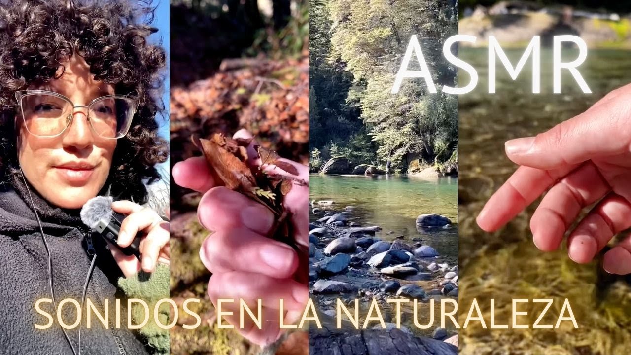 ASMR SONIDOS DE LA NATURALEZA 🌲 CAMINANDO hacia el Río Azul en la Patagonia Argentina 🏔️En el agua✌️