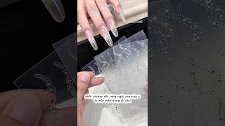 Sticker dải sáng ngôi sao #huongdanlamnail #nails #nailart #nailtutorial
