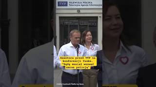 Awantura Przed Tvp Na Konferencji Tuska. Będę Musiał Wezwać Zaraz Policję