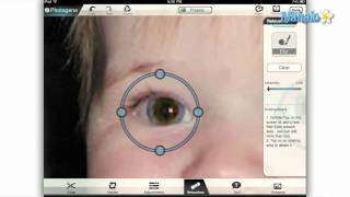 How to Remove Red Eye in Photogene for the iPad screenshot 5
