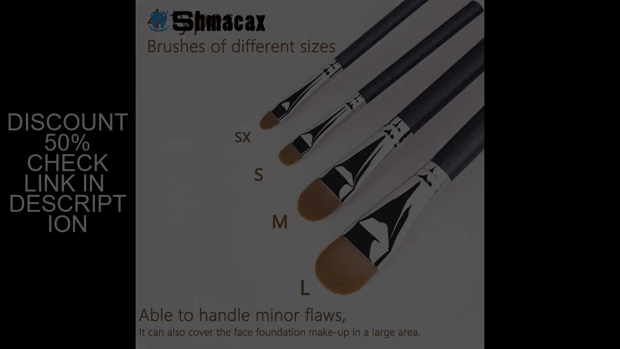 Flat Round Ultra-thin Foundation Concealer Makeup Brush Professional Contour Liquid Cream Concealer