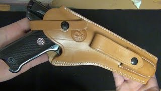 Ruger Mark III .22 Pistol: Leather Holster