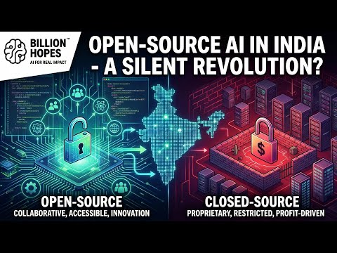 Video Indias Quiet AI Revolution? Open-source AI powering big Indian firms | Mentor Sandy - Billion Hopes
