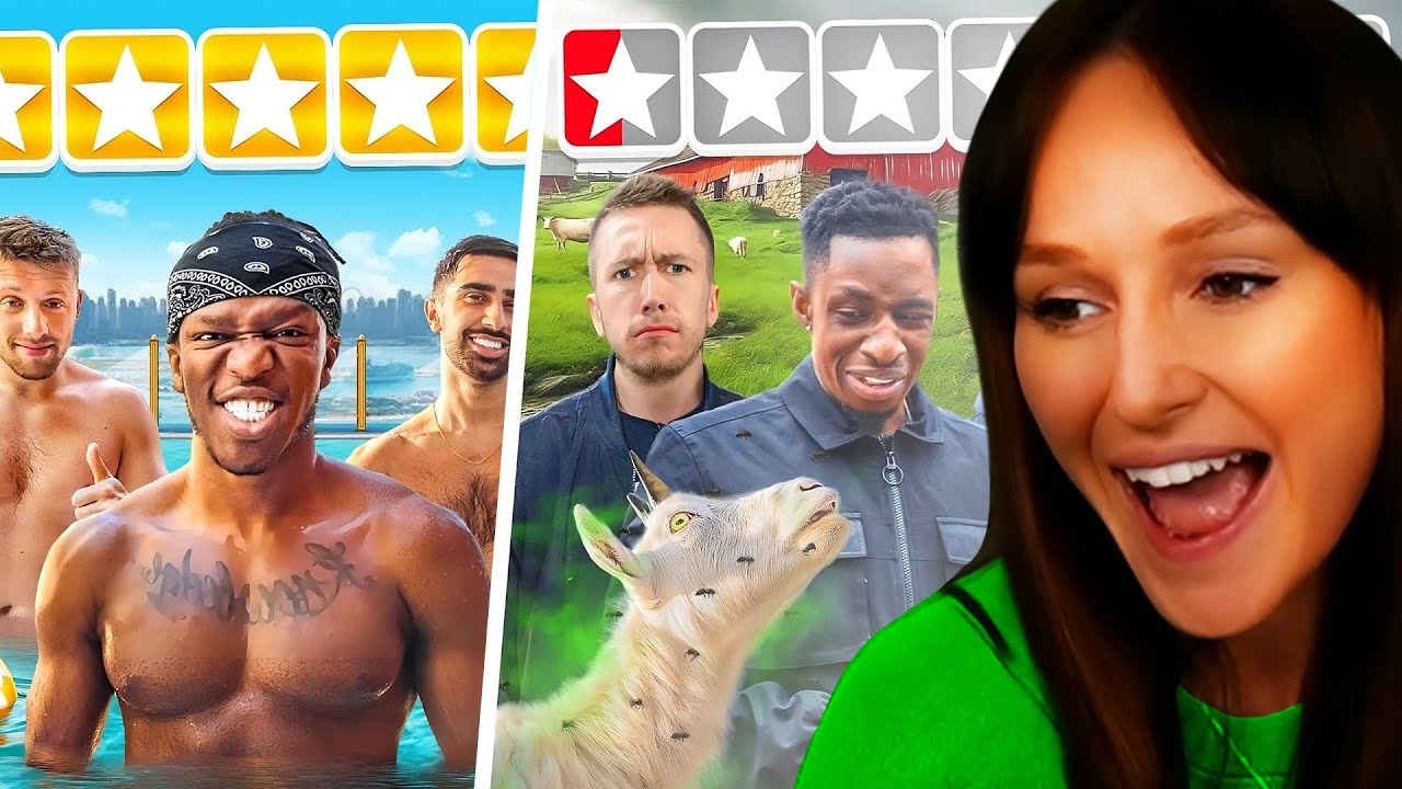 Video - Freya Reacts to SIDEMEN 7 STAR VS 1 STAR HOTEL (KSI EDITION