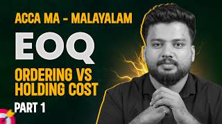 EOQ Explained (Part 1) | Ordering vs Holding Cost | ACCA MA CA CMA | Komet Learning