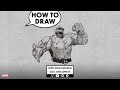 How to Draw THE THING w/ Joshua Cassara! | Marvel Live!