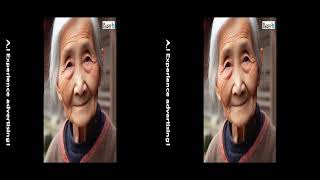 3D 노년의 중후한 모습 체험 영상. This video is a 3D stereoscopic video.
