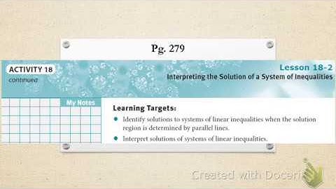 Activity 18 - 2 Video