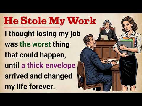 Learn English With Story 🔥 He Stole My Work | Level 4 English Listening Practice || Graded Reader 📚