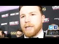 Canelo Álvarez: "No sentí la pegada de Golovkin, ahora me preparo para un KO"