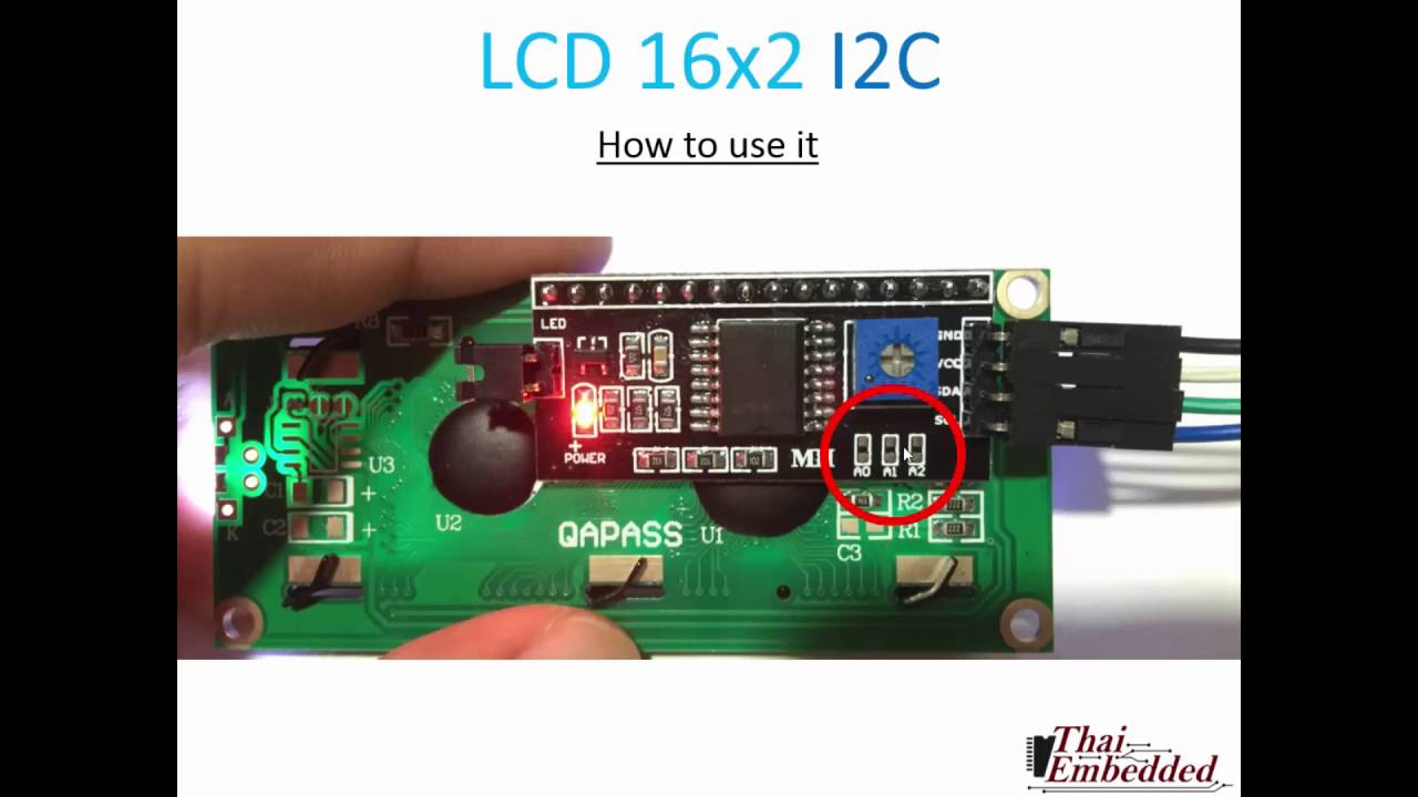 Arduino Course Online(LCD 16x2 i2C) Thai Ver. - YouTube