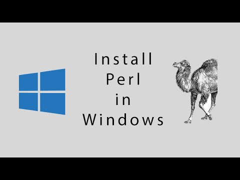 Let's see how to Install Perl in Windows