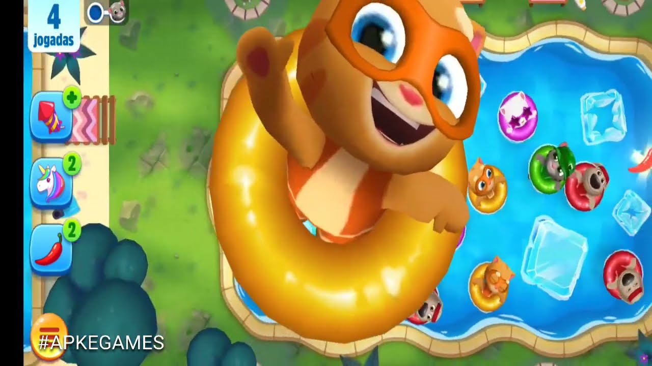 Talking Tom Pool Gameplay Android ios