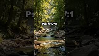 Give thanks—God is good, always. Trust Him even in trials. #Psalm1071 #Faith #GodIsGood #bibleverse