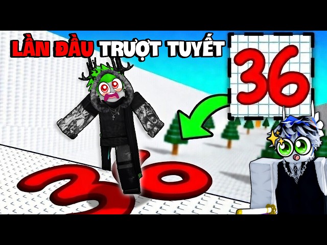 Mình TRƯỢT TUYẾT Bằng Thuyền VDarh THIẾT KẾ Trong Roblox...